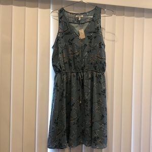 Maurice’s Blue Green Floral Dress